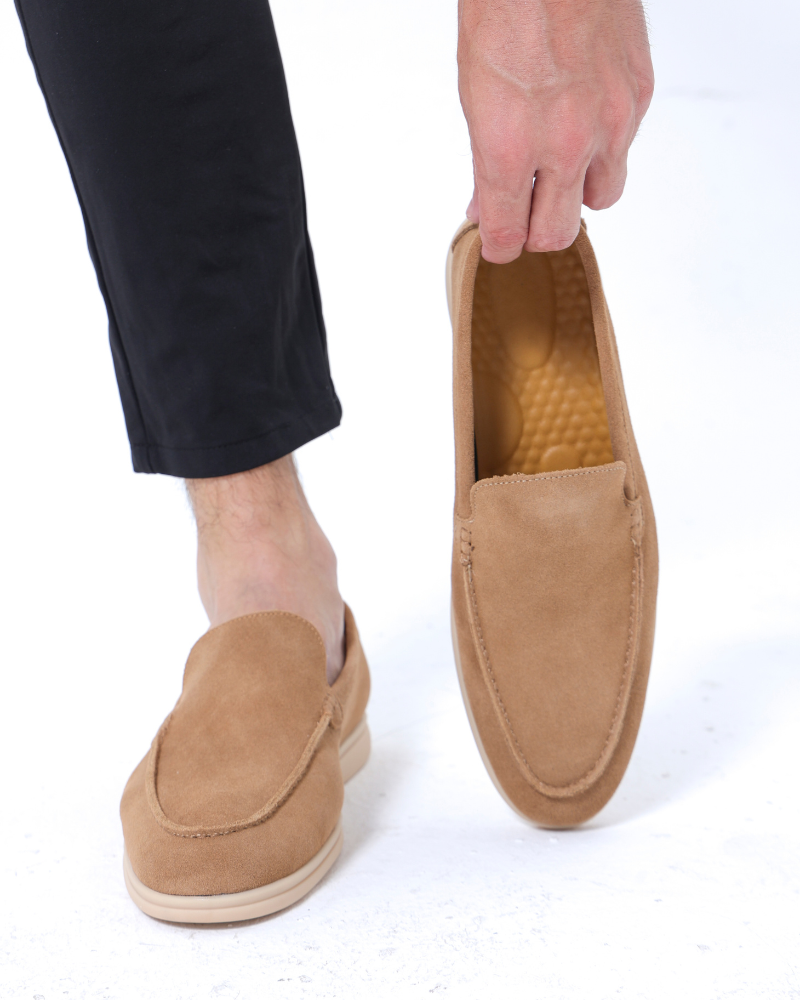 Premium-Wildleder-Mokassins
