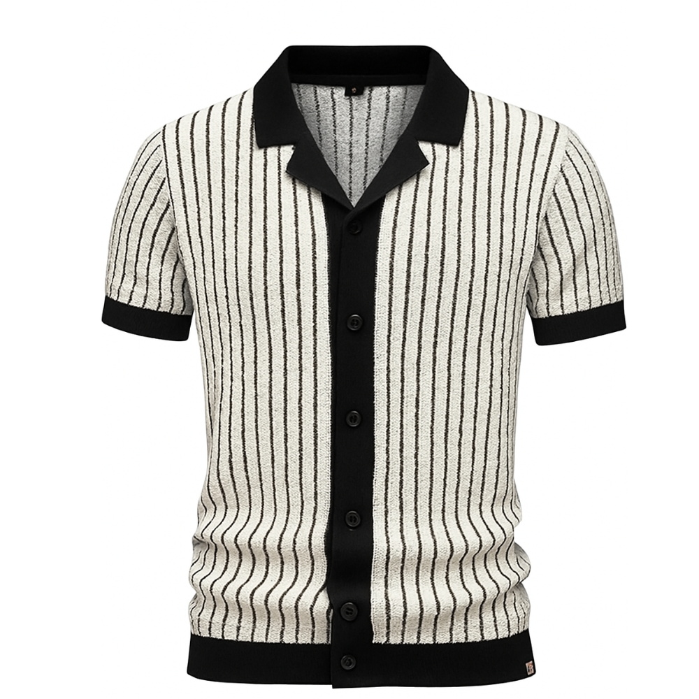 Strick-Poloshirt