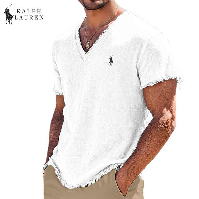 Lässiges Leinen-Baumwoll-Shirt