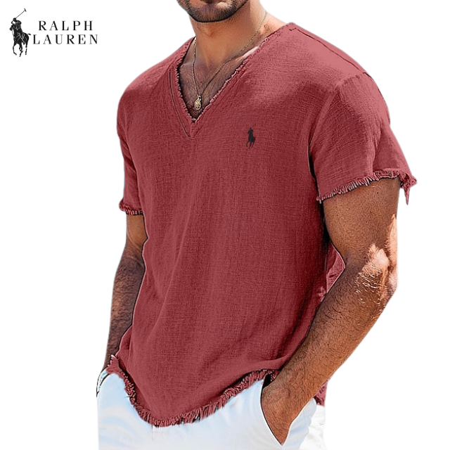 Lässiges Leinen-Baumwoll-Shirt
