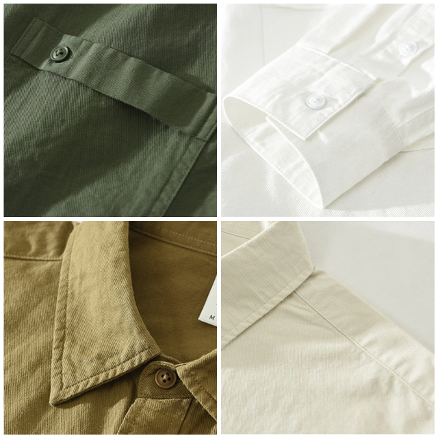 Coastal Cotton Shirt + Basic Shirt GRATIS