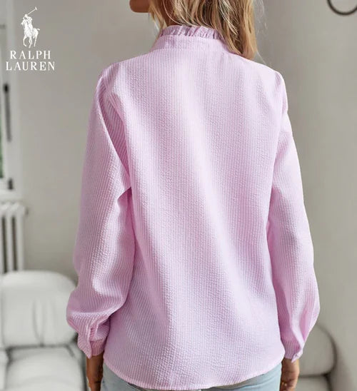 Rüschenbluse – 50% Rabatt