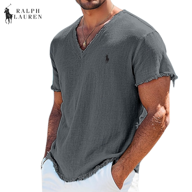 Lässiges Leinen-Baumwoll-Shirt